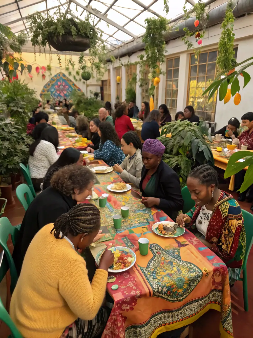 A photo of community members participating in a workshop focused on sustainable land management practices at Chassey-le-Camp.